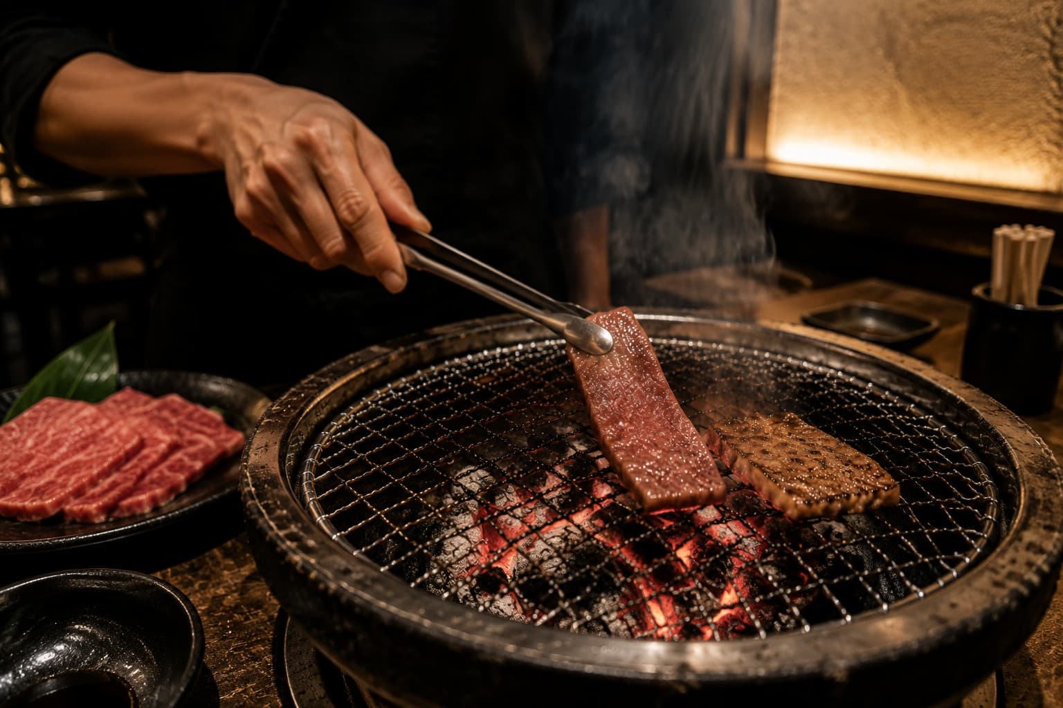 職人が焼き上げる炭火焼肉
